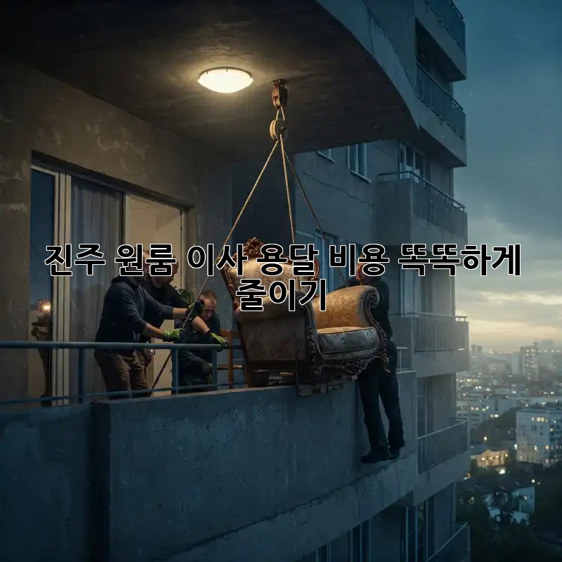 진주 원룸 이사, 용달 비용 똑똑하게 줄이기!