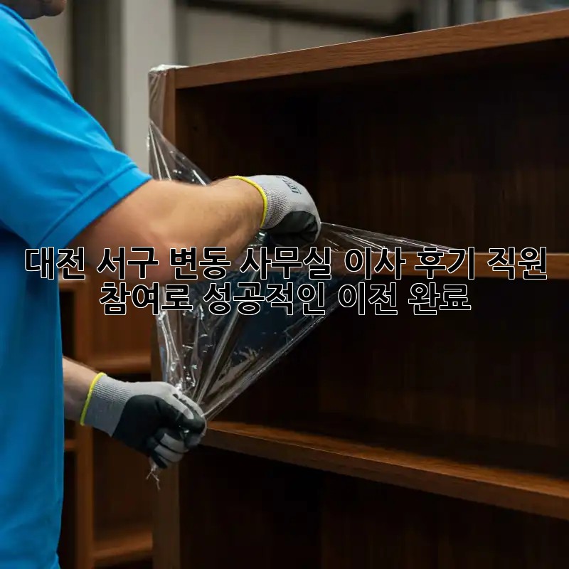 대전 서구 변동 사무실 이사 후기: 직원 참여로 성공적인 이전 완료!
