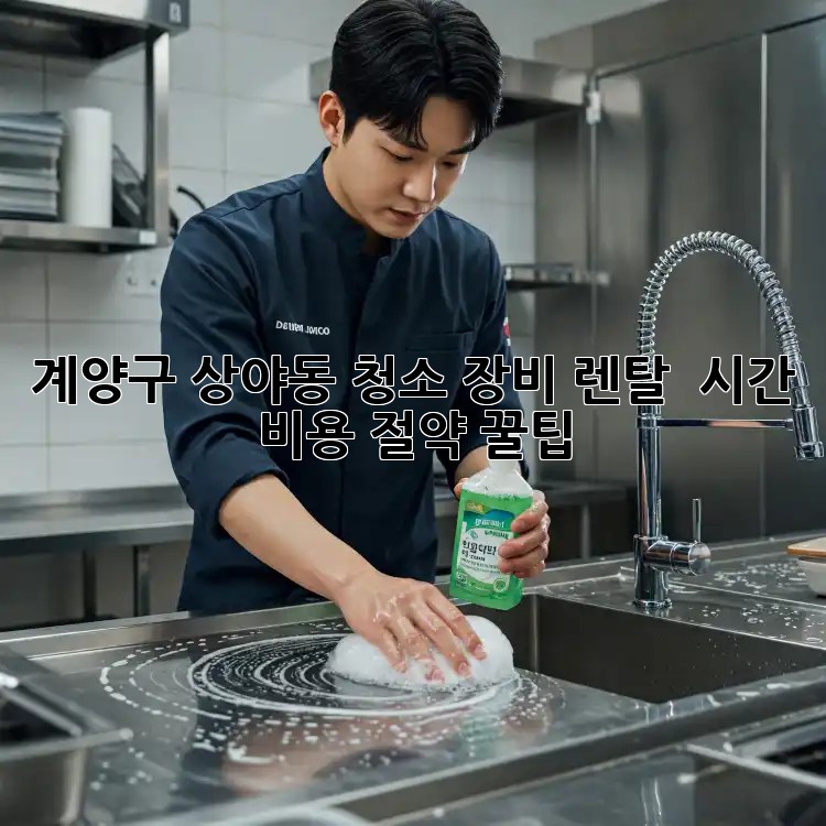 계양구 상야동 청소 장비 렌탈 ✨ 시간 & 비용 절약 꿀팁 🍯