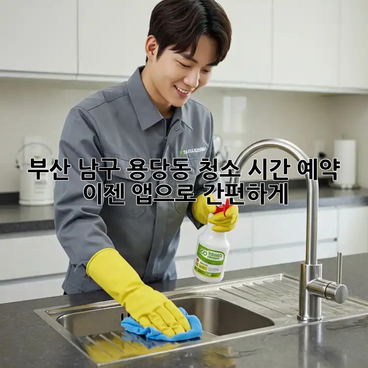 부산 남구 용당동 청소 시간 예약: 이젠 앱으로 간편하게!