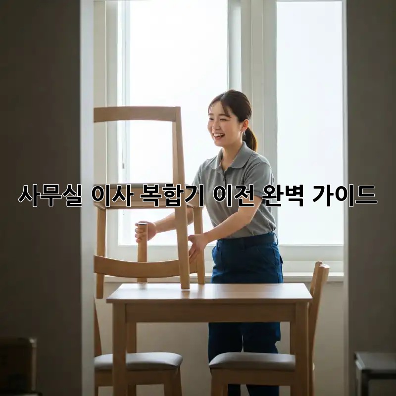 사무실 이사? 복합기 이전 완벽 가이드! 사무실 이사? 복합기 이전 완벽 가이드!