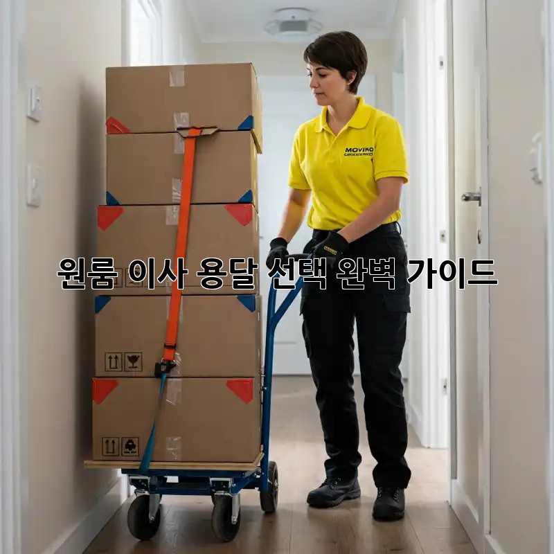 원룸 이사, 용달 선택 완벽 가이드!