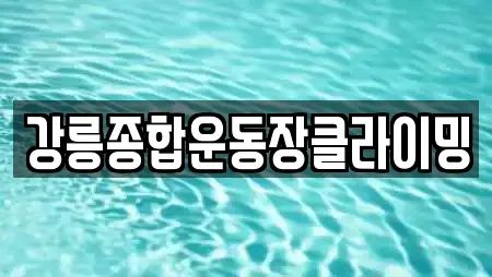 강릉종합운동장클라이밍