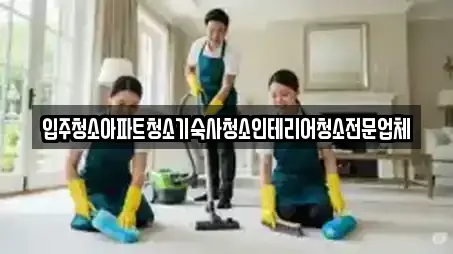 입주청소아파트청소기숙사청소인테리어청소전문업체