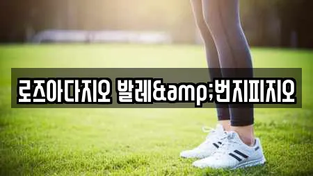 로즈아다지오 발레&번지피지오