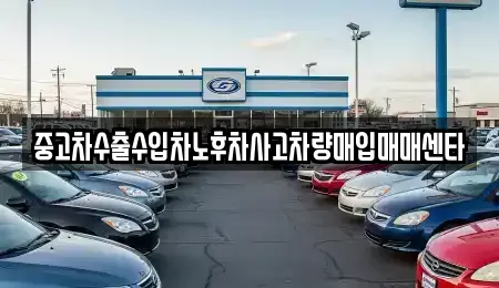 중고차수출수입차노후차사고차량매입매매센타