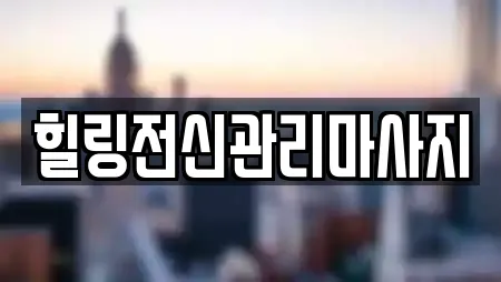 힐링전신관리마사지