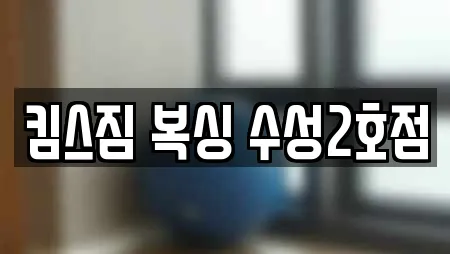 킴스짐 복싱 수성2호점