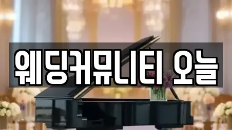 웨딩커뮤니티 오늘