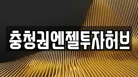 충청권엔젤투자허브