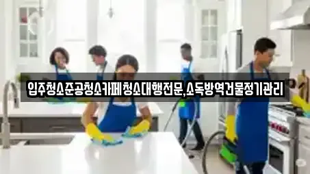 입주청소준공청소카페청소대행전문,소독방역건물정기관리