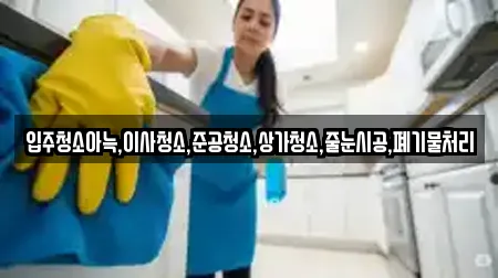 입주청소아늑,이사청소,준공청소,상가청소,줄눈시공,폐기물처리