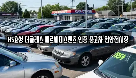 HS효성 더클래스 메르세데스벤츠 인증 중고차 천안전시장