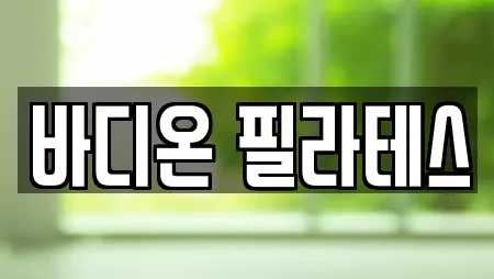 바디온 필라테스