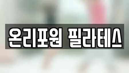 온리포원 필라테스