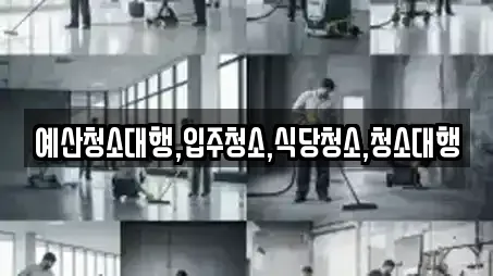 예산청소대행,입주청소,식당청소,청소대행