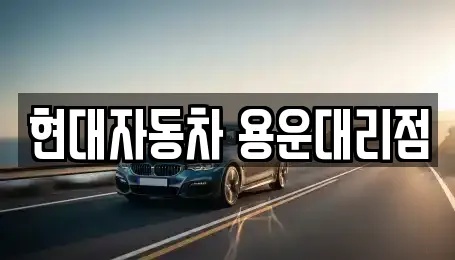 현대자동차 용운대리점