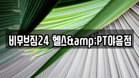 비무브짐24 헬스&PT야음점