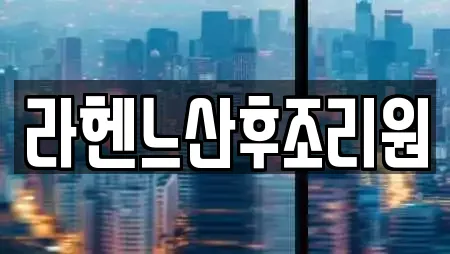 라헨느산후조리원