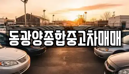 동광양종합중고차매매
