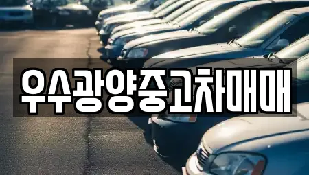 우수광양중고차매매