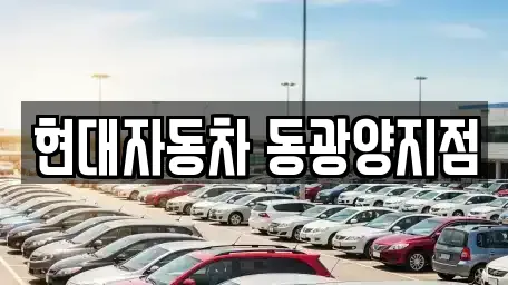 현대자동차 동광양지점