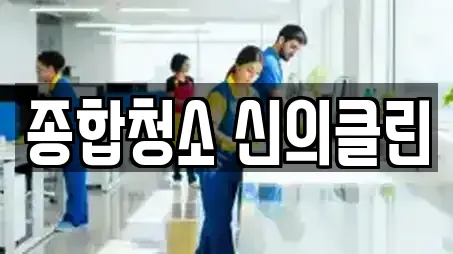 종합청소 신의클린