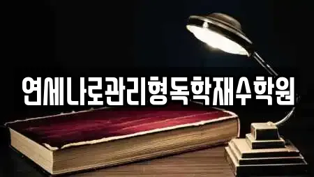 연세나로관리형독학재수학원
