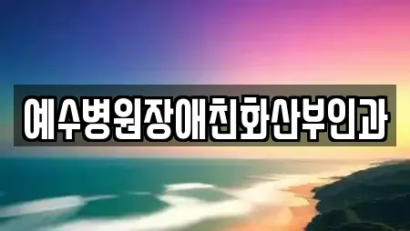 예수병원장애친화산부인과