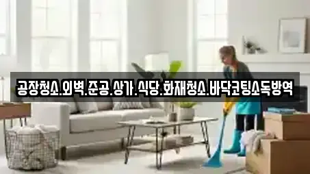 공장청소.외벽.준공.상가.식당.화재청소.바닥코팅소독방역