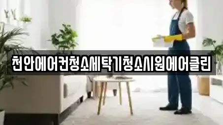 천안에어컨청소세탁기청소시원에어클린