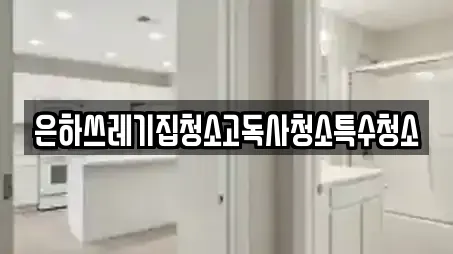 은하쓰레기집청소고독사청소특수청소