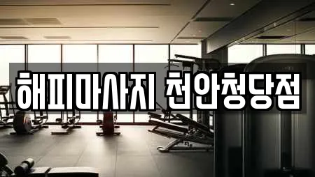 해피마사지 천안청당점