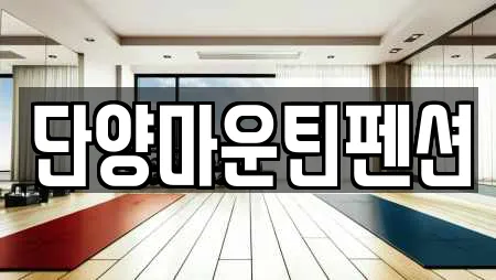 단양마운틴펜션