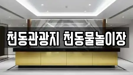 천동관광지 천동물놀이장