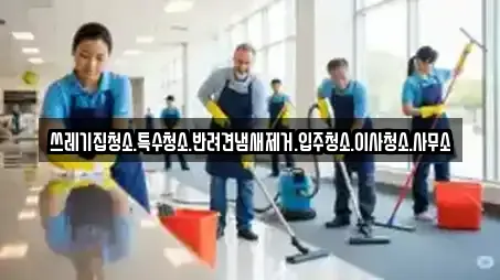 쓰레기집청소.특수청소.반려견냄새제거.입주청소.이사청소.사무소