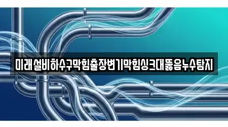 미래설비하수구막힘출장변기막힘싱크대뚫음누수탐지