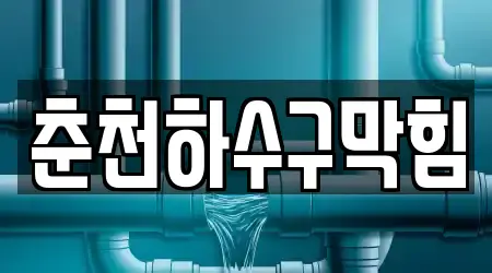 춘천하수구막힘