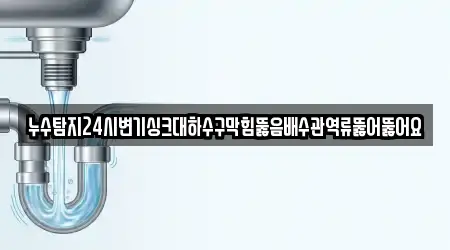 누수탐지24시변기싱크대하수구막힘뚫음배수관역류뚫어뚫어요