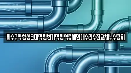 하수구막힘싱크대막힘변기막힘역류세면대수리수전교체누수탐지