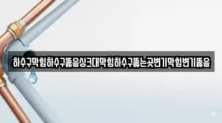 경기 일동 하수구막힘 12곳 연락처 찾기