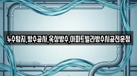 누수탐지,방수공사,옥상방수,아파트빌라방수시공전문점