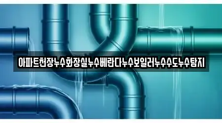아파트천장누수화장실누수베란다누수보일러누수수도누수탐지