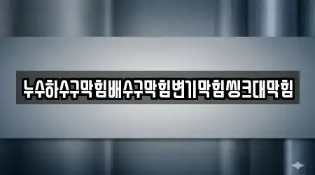 누수하수구막힘배수구막힘변기막힘씽크대막힘