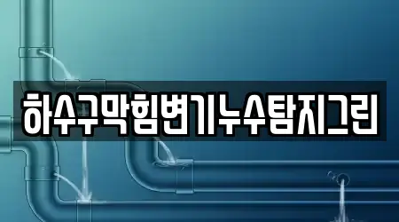 하수구막힘변기누수탐지그린