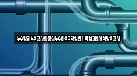누수탐지누수공사화장실누수하수구막힘변기막힘고압세척방수공사