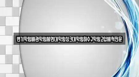 변기막힘배관막힘세면대막힘싱크대막힘하수구막힘고압세척전문