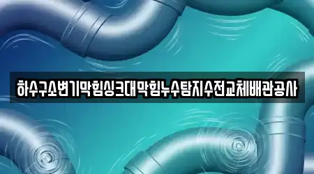 하수구소변기막힘싱크대막힘누수탐지수전교체배관공사