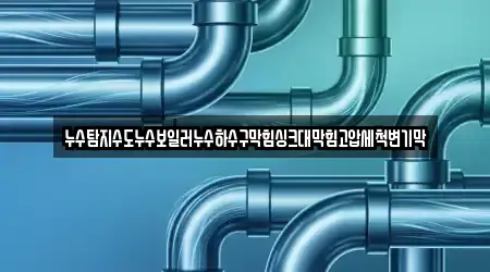 누수탐지수도누수보일러누수하수구막힘싱크대막힘고압세척변기막