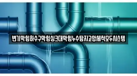 변기막힘하수구막힘싱크대막힘누수탐지고압세척모두시스템